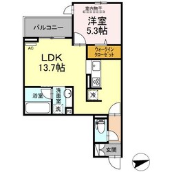 古江駅 徒歩8分 1階の物件間取画像